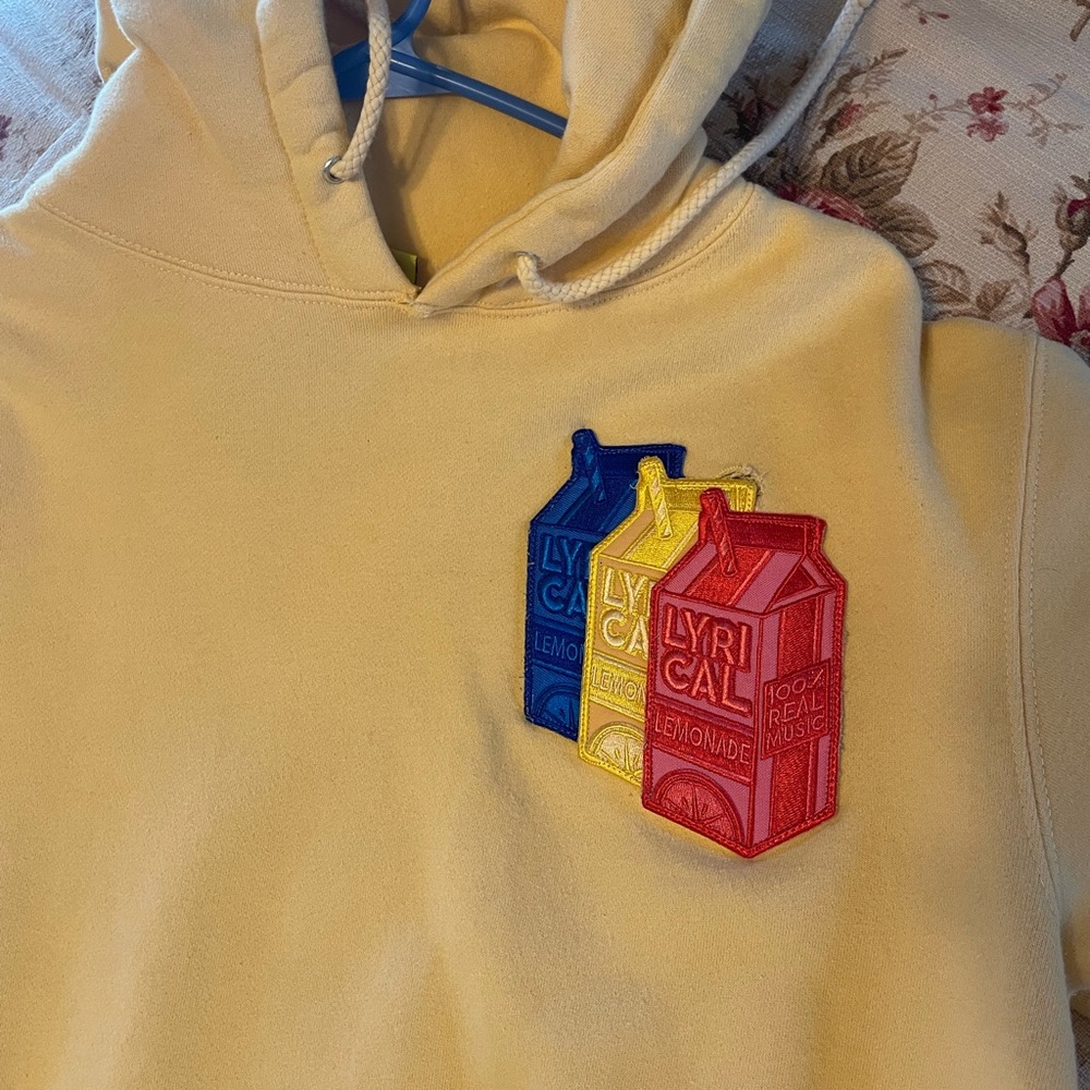 Yellow lyrical lemonade hoodie